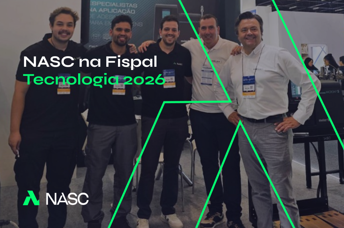 NASC na Fispal Tecnologia 2026: inovação em aplicação de adesivos hot melt